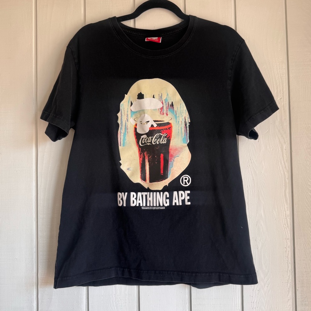 Bape x Coca Cola Big Head T Shirt
